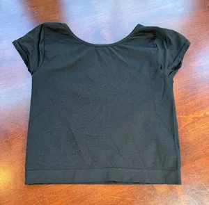 Intimately FREE PEOPLE Seamless Baby Tee T Shirt Black Size Small thumbnail 1