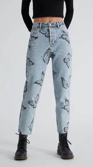 PacSun Buttlerfly High Rise Straight Jeans Size 25 thumbnail 1