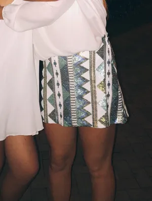 AQUA Sequin Skirt thumbnail 1