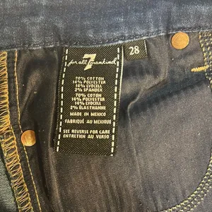 7 for all mankind Jeans Shorts Size 28. Waist: 28 inches thumbnail 8