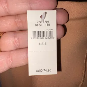 Offline by Aerie Pleated Active Tennis Dress Small Tan Brown Preppy Workout NWT thumbnail 3