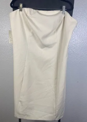 A New Day Strapless Cream‎ Dress thumbnail 1