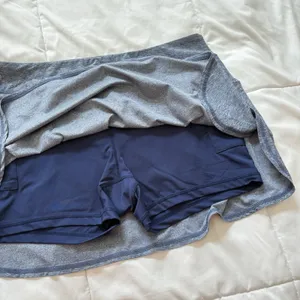 HEAD Skirt Skort Mini‎ Tennis Golf Womens Large Blue Activewear Outdoor thumbnail 5