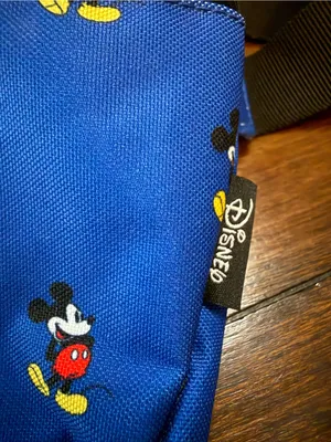 Loungefly Disney Waist Bag Mickey Mouse Pattern Blue Rare HTF Disney Parks thumbnail 3