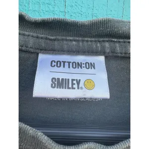 COTTON ON x SMILEY Chop Tee Crop Top XXS Extra Extra Small Smiley‎ Artsy Faces thumbnail 2