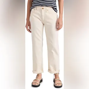 Rag & Bone Low-rise Baggy Boyfriend Beige Denim Size 28 thumbnail 2