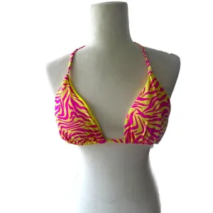 Princess Polly Swim 2 Pc Set Bikini‎ Top Wrap Sarong Skirt Pink Yellow Zebra 10 thumbnail 5