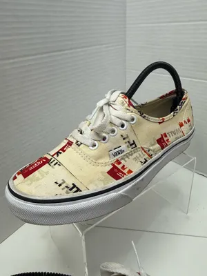 Vans authentic "Off The Wall" logo graphics Sneakers 8.5 w / 7 M thumbnail 5