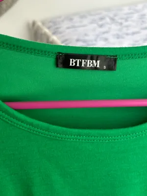 Green mini dress with ruched detail thumbnail 3