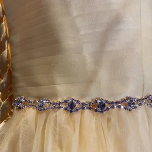 Women’s Yellow Full length Party Prom Dress Size 12 NWOT thumbnail 7