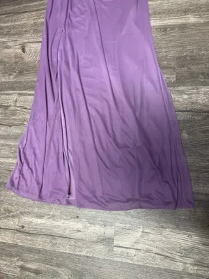 David’s Bridal Lavender One Shoulder Lace Bridesmaid Formal Gown Size 4 thumbnail 9