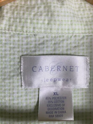 Light Green Embroidered Cotton Button-Up Top‎ Cottage Fairy Whimsy lace size M thumbnail 3