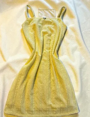 Wild Fable Yellow Sleeveless Mini Dress thumbnail 1