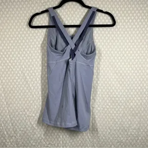 Lululemon Purple Blue Stash‎ N Run Tank Top thumbnail 5