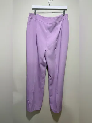 Tuckernuck Lilac Erin Pants XL NWT Wide Leg High Rise Lavender Trousers thumbnail 4