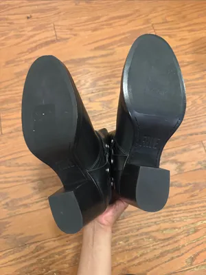 NEW Frye Jean Harness Boots Leather Black Size 8.5 thumbnail 9