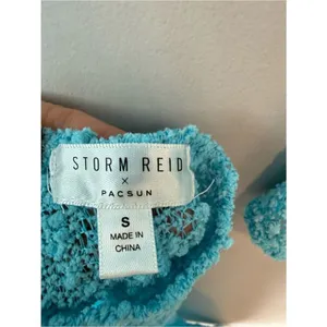 PacSun X Storm Reid Resort Wear Textured Cut Out Dress thumbnail 7
