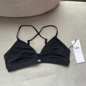 Alo Yoga Splendor Bra Black L thumbnail 2