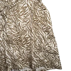 New Lita by Ciara Revolve Womens Neutral Tiger Viscose Romper Size L MSRP $348 thumbnail 2