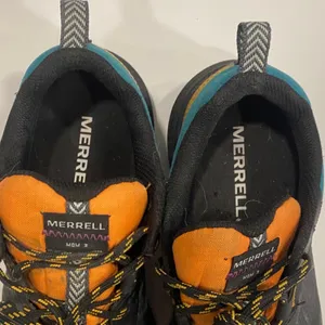 Merrell Women's MQM 3 Gore-Tex Black and Teal Trail Running Shoes - 6 thumbnail 5