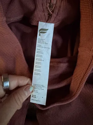 Fabletics Ribbed High-Waisted Leggings – XS thumbnail 4