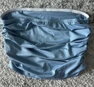 NWT Cider Ruched Strapless Top thumbnail 3