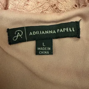 2192 | Adrianna Papell Floral Lace Bell Sleeve Blouse Ethereal Pink Womens L thumbnail 5
