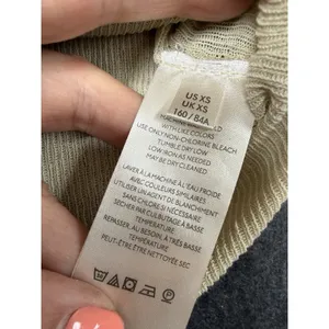 FREE PEOPLE We the Free' Thermal Long Sleeve Top XS‎ IVORY boho thumbnail 5