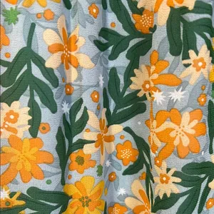 Lush Tropical Floral Spaghetti Strap Dress size small thumbnail 10