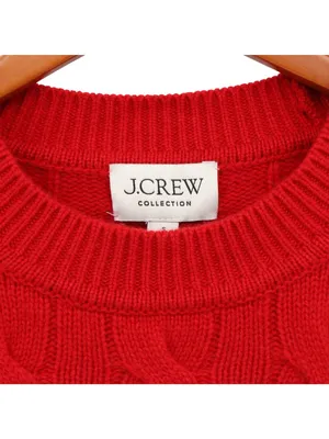 J. Crew Collection Cuffed Crew Neck Sweater Cashmere Sweater S thumbnail 5