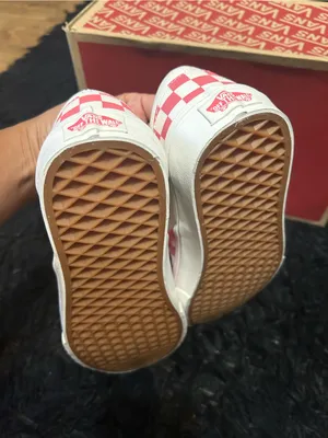 VANS off the wall checkerboard pink slip on shoes sneakers women’s 8.5 new thumbnail 5
