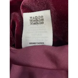 PINK Victoria's Secret Velvet Cami Womens M Burgundy Swing Spaghetti Strap Dog thumbnail 6