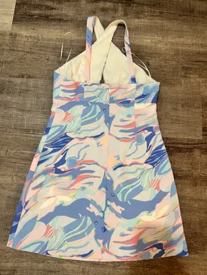 FRENCH CONNECTION Dalla Printed Mini Cross-Over Neck Dress thumbnail 4