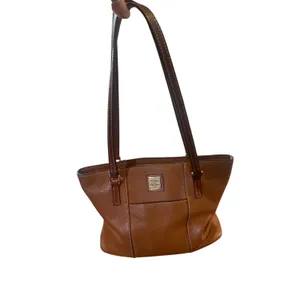 DOONEY & BOURKE Small Pebble Lexington Shopper Tote Purse Bag Caramel Leather thumbnail 13