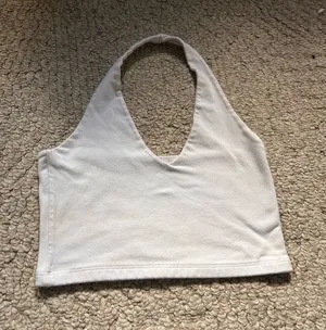 Brandy Melville/ John Galt White Halter Top thumbnail 1