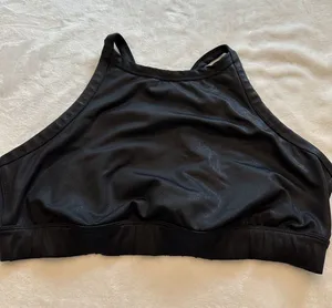 JoyLab Black High-Neck Sports Bralette thumbnail 1