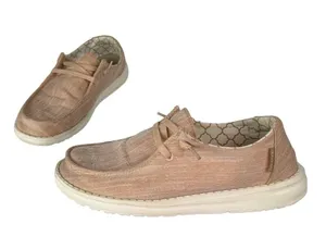 Hey Dude Wendy Sparkling Rose Gold Shoe Sz 7 Womens Loafers thumbnail 5