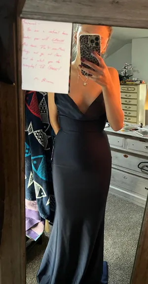 Windsor Dark Blue Prom Dress thumbnail 1
