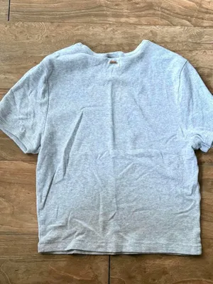 PINK Victoria's Secret Light Gray Crew Tee thumbnail 2