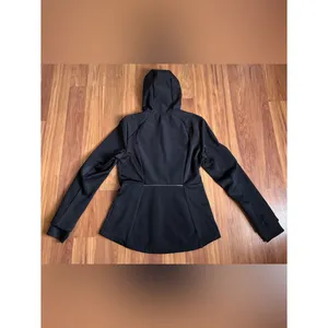 Spyder Active Full Zip Hooded Athletic Jacket Black Women's Size M thumbnail 2