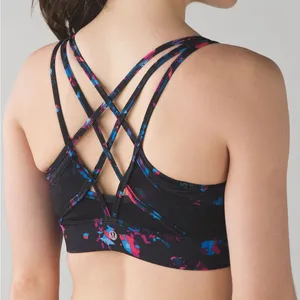 Lululemon Strap It Like Its Hot Bra Dandy Digie Multi / Black size 4 thumbnail 2
