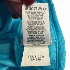 Y2K Nike Turquoise Swoosh Logo Baseball Cap Adjustable‎ Dad Hat One Size Preppy thumbnail 10