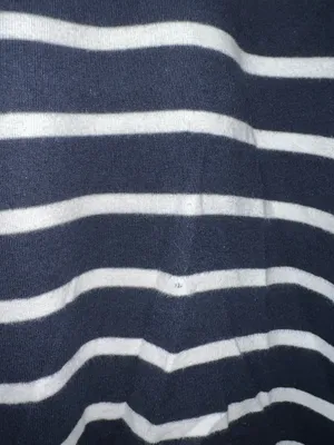 Vintage Y2K Abercrombie & Fitch Navy and White Striped Henley Sleep PJs thumbnail 3