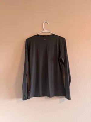 O'Neill Long Sleeve Crew in Charcoal Gray thumbnail 3