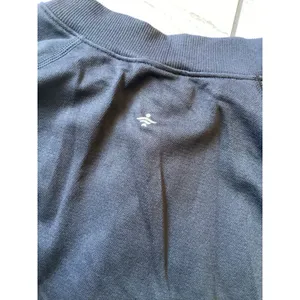 Halara NWOT Womens Quarter Zip Long Sleeve Activewear Top Black Ribbed Panels L thumbnail 3