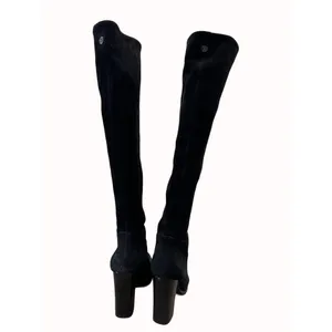 Sam Edelman women’s black leather OTK boots size 7.5m SKU 6277 thumbnail 4