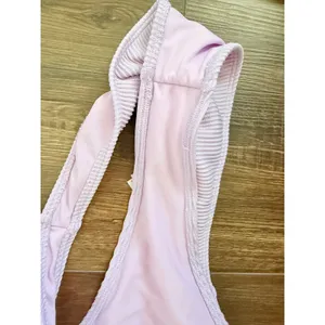 Hollister Swim Lavender Ribbed Triangle Bikini Set Purple Gold Clasp Medium thumbnail 3