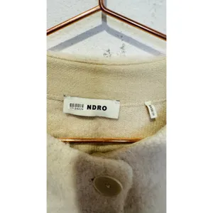 SANDRO OFF-WHITE Knit Alpaca Wool Blend Creamy Button Knot Cardigan size 0 thumbnail 9