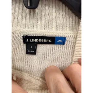 J.Lindeberg Womens Sweater S White Red Leighton-Wool Coolmax Mock Neck Logo thumbnail 5