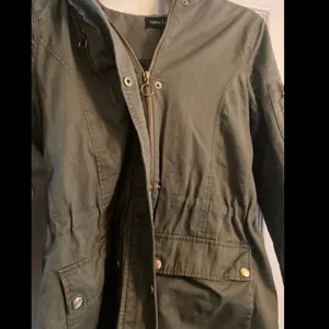 New look‎ hooded green jacket small thumbnail 3
